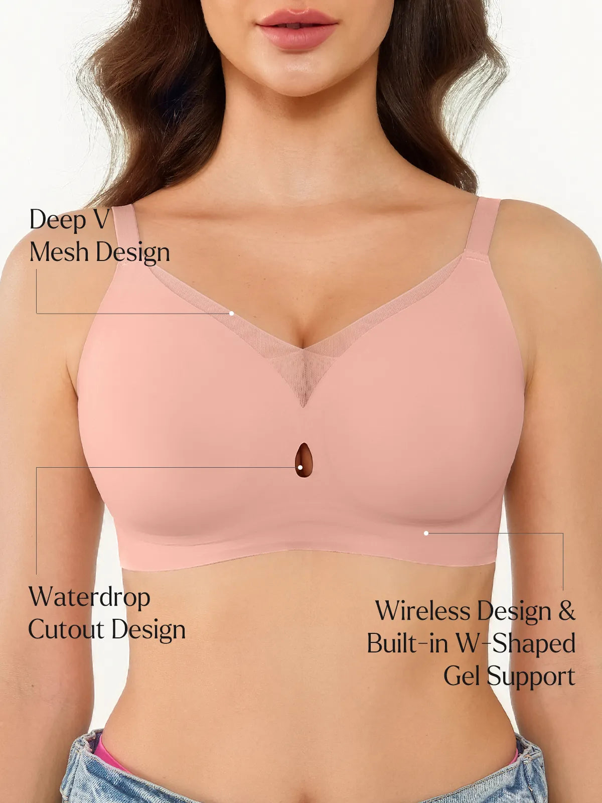 Seamless Breathable Contour Bra