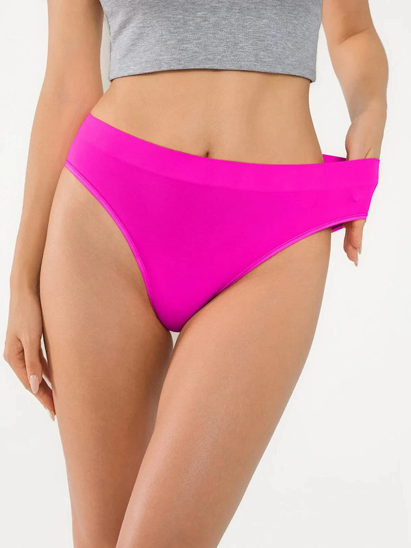 Seamless Ribbed-Waist Comfort Brief