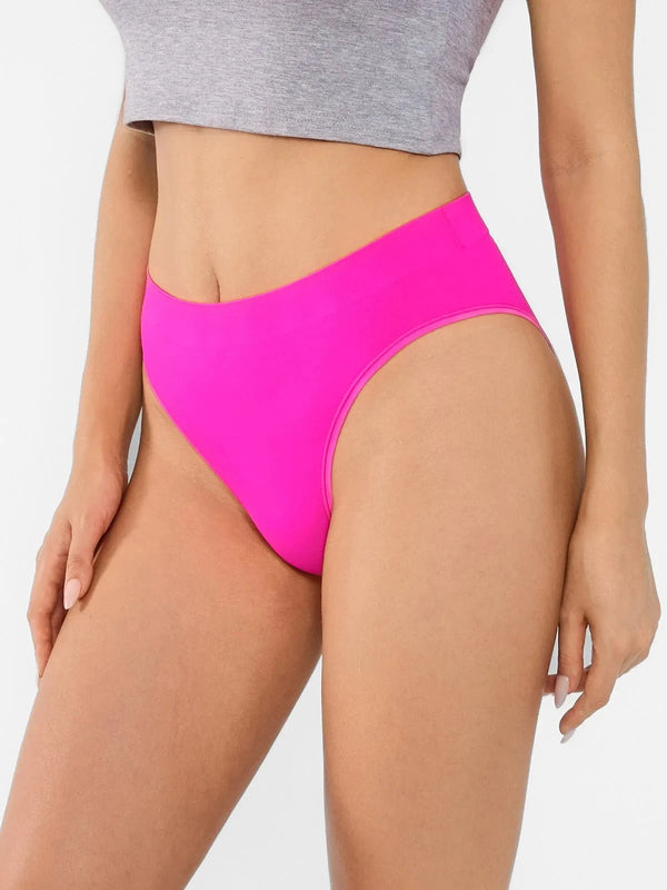 Seamless Ribbed-Waist Comfort Brief