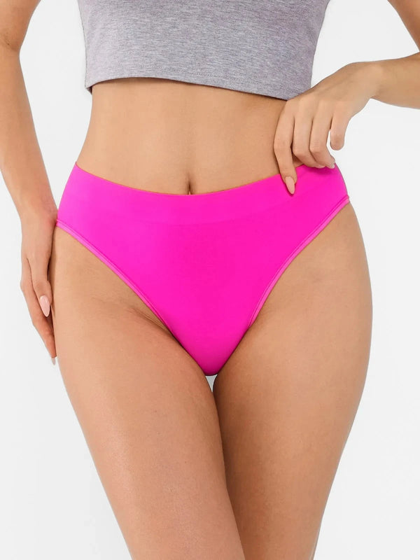 Seamless Ribbed-Waist Comfort Brief