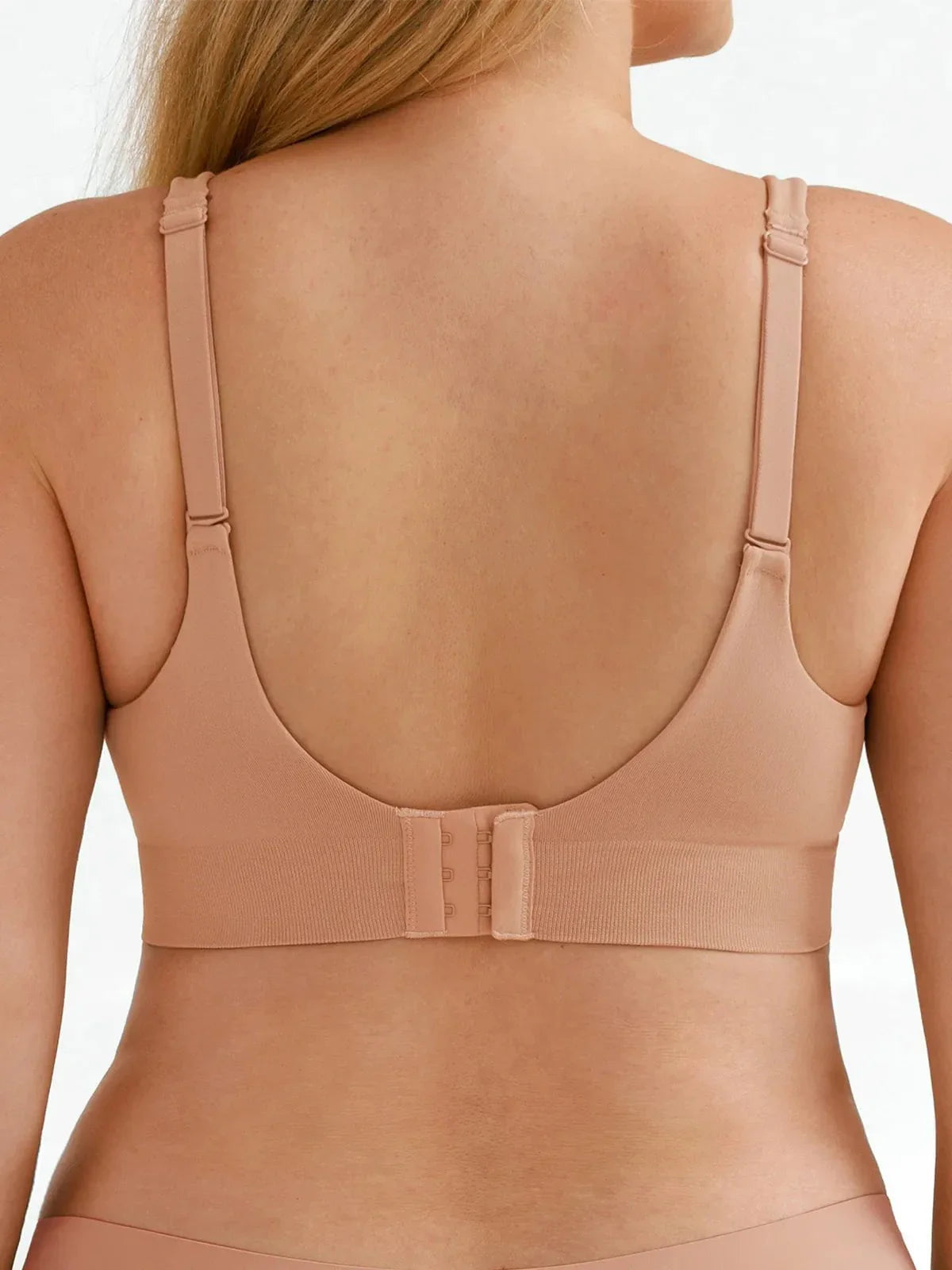 Popilush? Seamless Wireless Adjustable Wide-Strap T-Shirt Bra