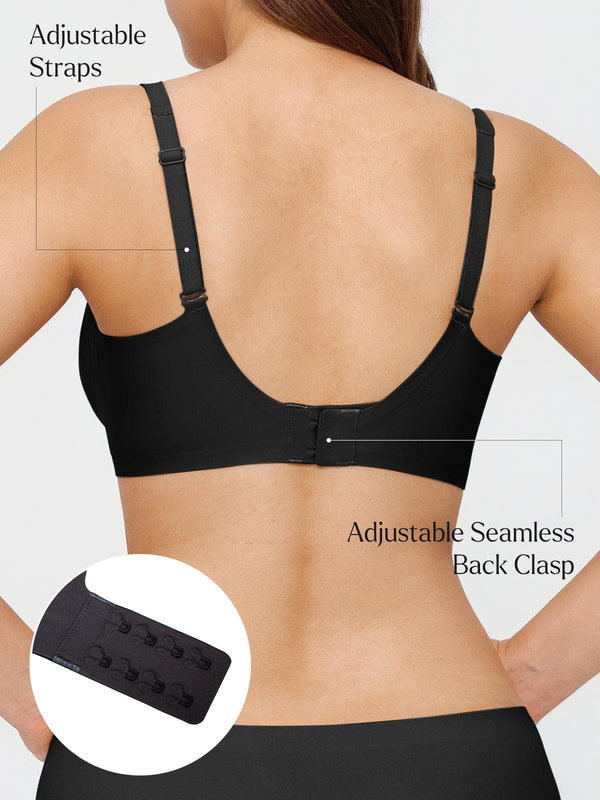 Seamless Wireless Jelly Leopard Contour Support Bra