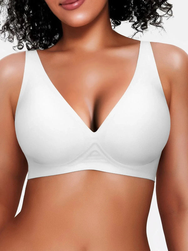 Seamless Wireless Jelly Leopard Contour Support Bra