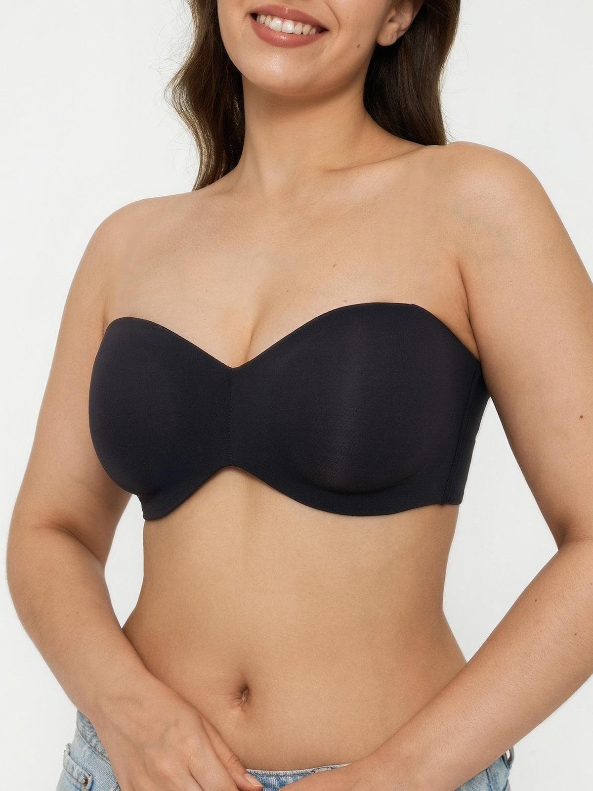 Popilush? Strapless Bra Shapewear Push-Up Bra
